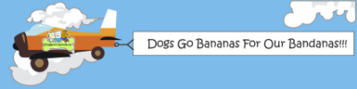 Dogs go bananas for our bandanas!